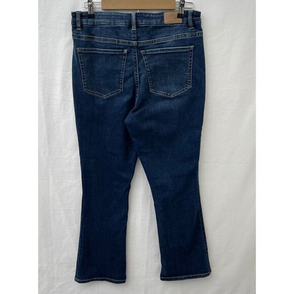 BKE Denim Parker Tailored Boot Cut Leg Stretch Jean Dark Wash Blue Women 31x28.5 - Picture 9 of 16